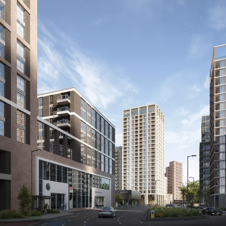 3d renderings of the residental development in London
